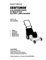 Craftsman 944.360480 Owner'S Manual предпросмотр