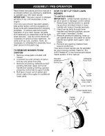 Предварительный просмотр 6 страницы Craftsman 944.361371 Owner'S Manual