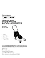 Предварительный просмотр 1 страницы Craftsman 944.36153 Owner'S Manual