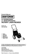 Craftsman 944.361540 Owner'S Manual preview