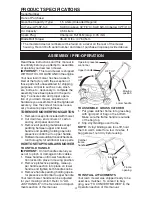 Предварительный просмотр 4 страницы Craftsman 944.362292 Owner'S Manual