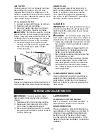 Предварительный просмотр 12 страницы Craftsman 944.362292 Owner'S Manual