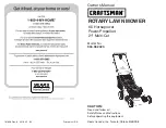 Craftsman 944.362420 Owner'S Manual preview