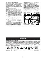 Предварительный просмотр 5 страницы Craftsman 944.363211 Owner'S Manual