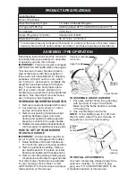 Предварительный просмотр 4 страницы Craftsman 944.363430 Owner'S Manual