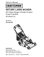 Craftsman 944.364780 Owner'S Manual предпросмотр