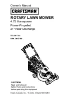 Craftsman 944.366780 Owner'S Manual preview