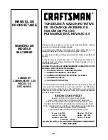 Предварительный просмотр 44 страницы Craftsman 944.369060 Owner'S Manual