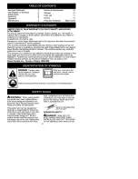 Preview for 2 page of Craftsman 944.511572 Instruction Manual