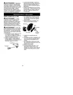 Preview for 20 page of Craftsman 944.511572 Instruction Manual