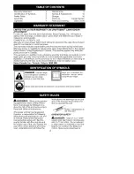 Preview for 2 page of Craftsman 944.511573 Instruction Manual