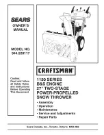 Craftsman 944.528117 Owner'S Manual предпросмотр