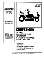 Craftsman 944.600191 Owner'S Manual предпросмотр