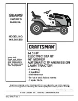 Craftsman 944.601280 Owner'S Manual preview