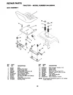 Preview for 42 page of Craftsman 944.609940 Owner'S Manual