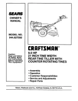 Craftsman 944.627592 Owner'S Manual preview