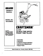 Craftsman 944.629540 Owner'S Manual preview