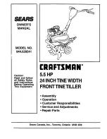 Craftsman 944.629541 Owner'S Manual preview