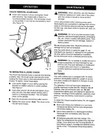 Preview for 12 page of Craftsman 973.111220 Owner'S Manual