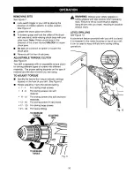 Preview for 10 page of Craftsman 973.111290 Owner'S Manual