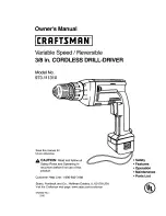 Craftsman 973.111310 Owner'S Manual preview