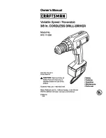 Craftsman 973.111330 Owner'S Manual предпросмотр