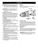 Preview for 7 page of Craftsman 973.111360 Owner'S Manual