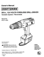 Craftsman 973.111361 Owner'S Manual preview