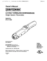 Craftsman 973.111380 Owner'S Manual preview