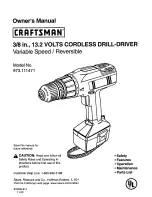 Предварительный просмотр 1 страницы Craftsman 973.111471 Owner'S Manual