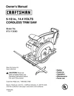 Preview for 1 page of Craftsman 973.113080 Owner'S Manual