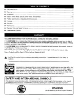 Preview for 2 page of Craftsman 973.113290 Operator'S Manual