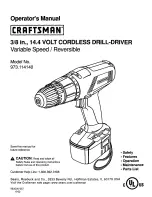 Preview for 1 page of Craftsman 973.114140 Operator'S Manual