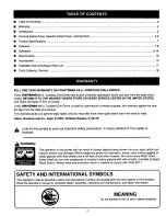 Preview for 2 page of Craftsman 973.114140 Operator'S Manual