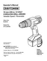 Craftsman 973.225400 Operator'S Manual preview
