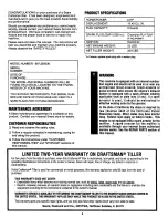 Preview for 4 page of Craftsman 987.293330 Operator'S Manual