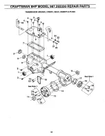 Preview for 44 page of Craftsman 987.293330 Operator'S Manual