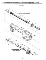 Preview for 46 page of Craftsman 987.293330 Operator'S Manual