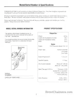 Preview for 4 page of Craftsman 987.799600 Owner'S Manual