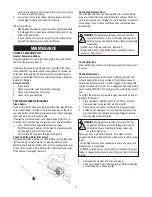 Preview for 11 page of Craftsman 99016 Operator'S Manual