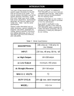 Preview for 3 page of Craftsman ARC WELDER User Manual