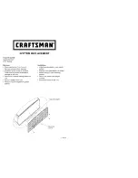 Preview for 8 page of Craftsman AXS 706.59668 Owner'S Manual