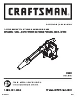 Preview for 1 page of Craftsman B250 Operator'S Manual