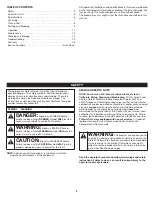 Preview for 2 page of Craftsman B250 Operator'S Manual