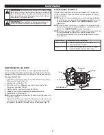 Preview for 12 page of Craftsman B250 Operator'S Manual