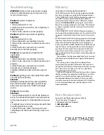 Preview for 8 page of Craftsman Brilliante BRC52 - 4 Light Installation Manual