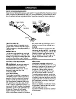 Предварительный просмотр 8 страницы Craftsman BRUSHWACKER 358.742470 Operator'S Manual