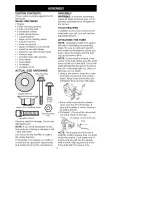 Предварительный просмотр 5 страницы Craftsman BRUSHWACKER 358.795020 Operator'S Manual