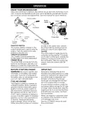 Предварительный просмотр 9 страницы Craftsman BRUSHWACKER 358.795020 Operator'S Manual