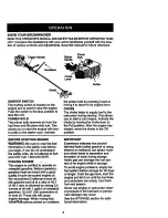 Предварительный просмотр 8 страницы Craftsman BRUSHWACKER 358.795050 Operator'S Manual